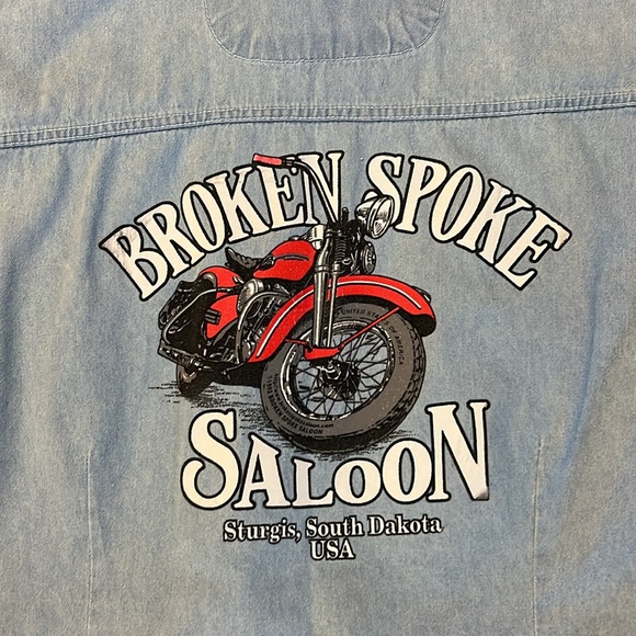 STURGIS cropped button down size small - Picture 4 of 5